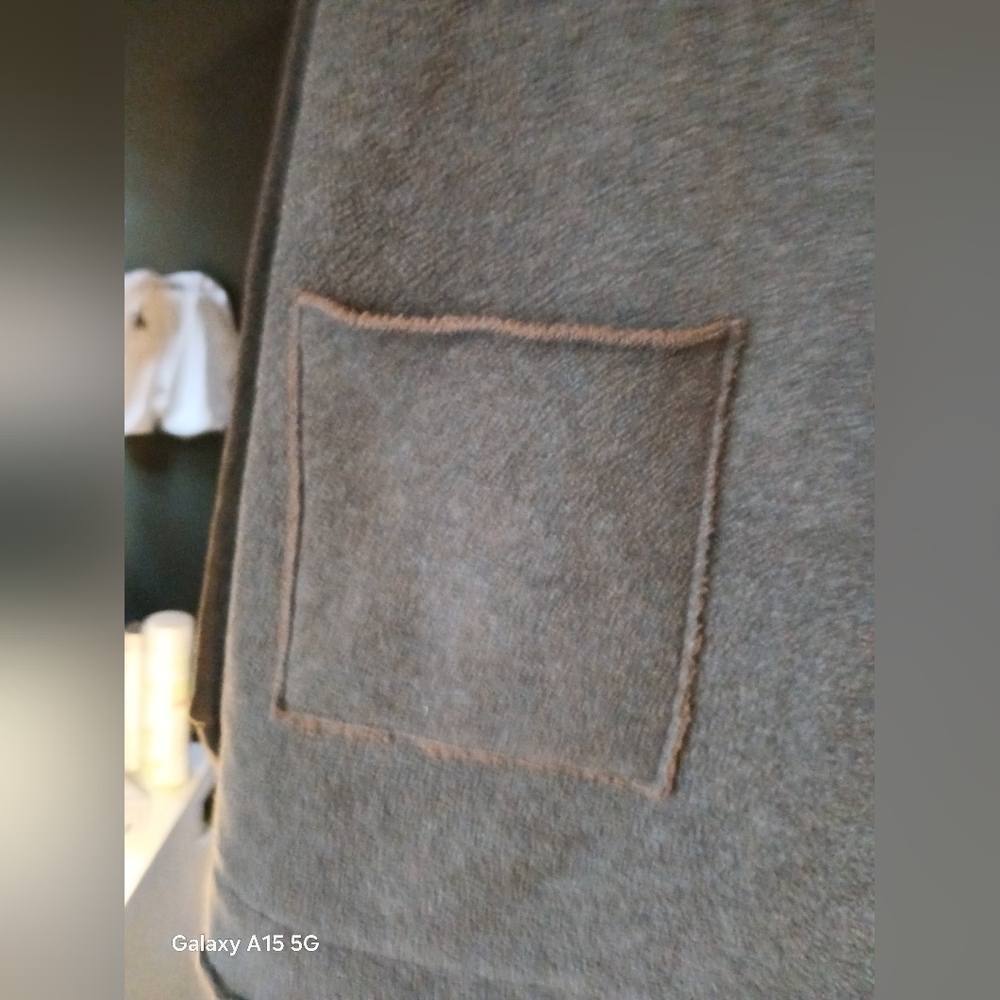 Denim&Co Reversible Hooded Coatigan in Brown - Picture 2 of 7